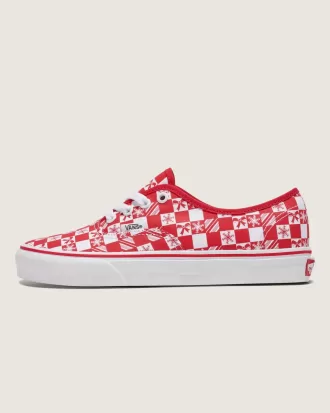 Scarpa a scacchiera natalizia autentica Customs