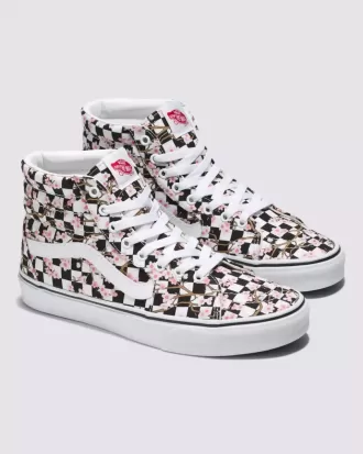 Scarpa a scacchiera Sk8-Hi personalizzata