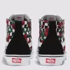 Scarpa a scacchiera Sk8-Hi personalizzata Scarpa a scacchiera Sk8-Hi personalizzata