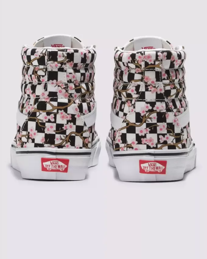 Scarpa a scacchiera Sk8-Hi personalizzata Scarpa a scacchiera Sk8-Hi personalizzata