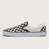 Scarpa classica larga a scacchiera slip-on Scarpa classica larga a scacchiera slip-on
