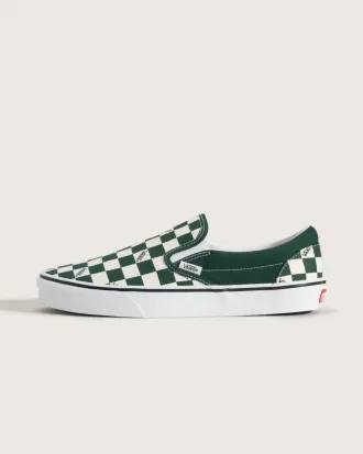 Scarpa classica slip-on a scacchi