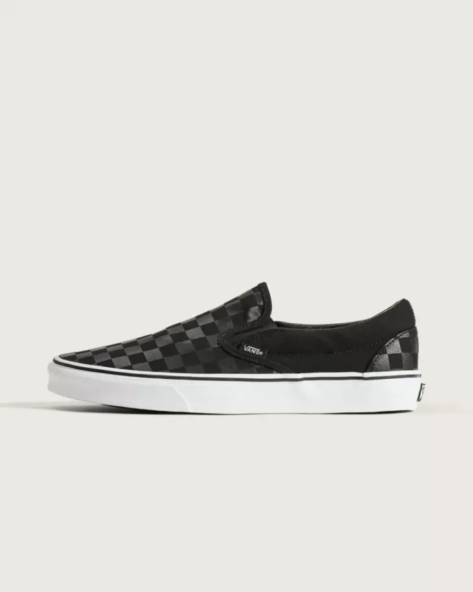 Scarpa classica slip-on a scacchi Scarpa classica slip-on a scacchi