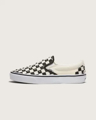 Scarpa classica slip-on a scacchi