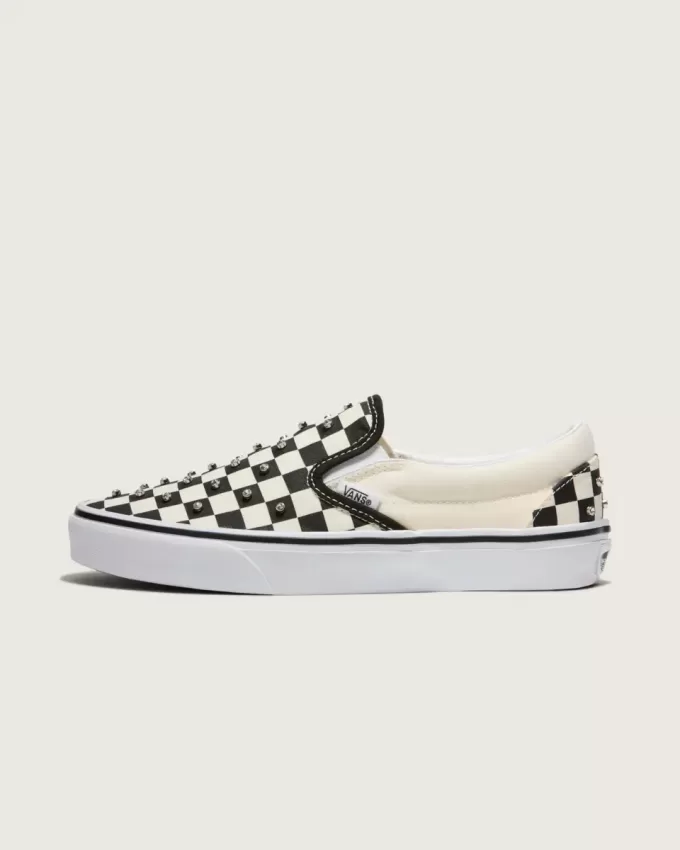 Scarpa classica slip-on a scacchi Scarpa classica slip-on a scacchi