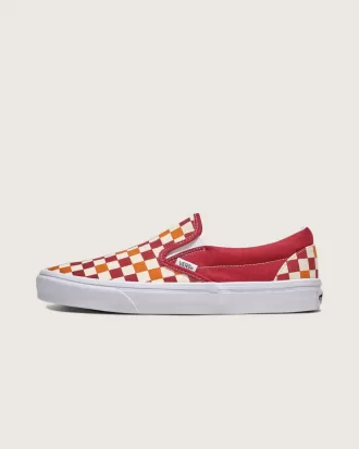Scarpa classica slip-on a scacchi