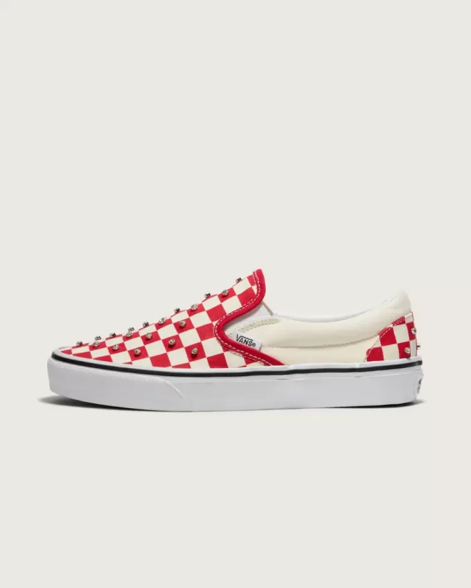 Scarpa classica slip-on a scacchi Scarpa classica slip-on a scacchi