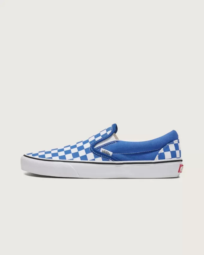 Scarpa classica slip-on a scacchi Scarpa classica slip-on a scacchi