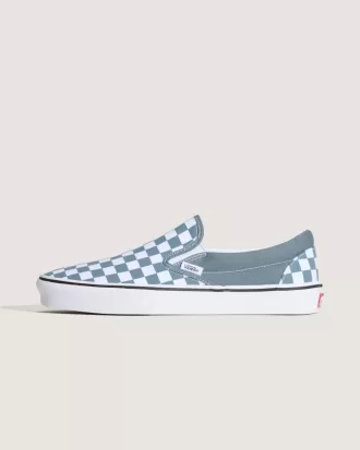 Scarpa classica slip-on a scacchi