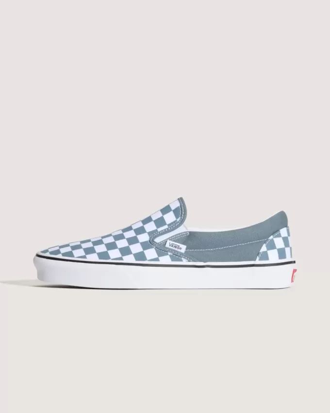 Scarpa classica slip-on a scacchi Scarpa classica slip-on a scacchi