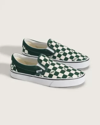 Scarpa classica slip-on a scacchi