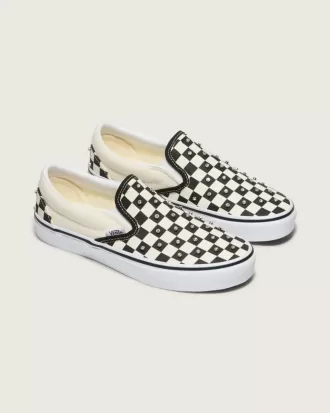 Scarpa classica slip-on a scacchi