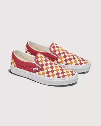 Scarpa classica slip-on a scacchi