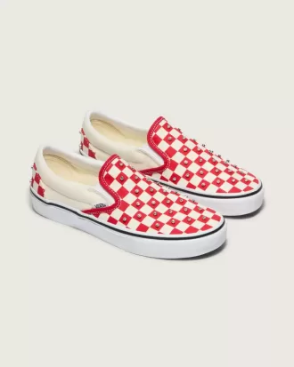 Scarpa classica slip-on a scacchi