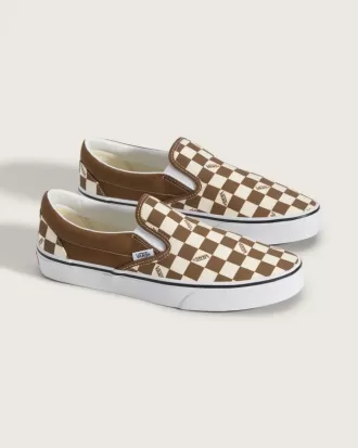 Scarpa classica slip-on a scacchi