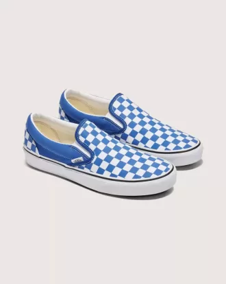 Scarpa classica slip-on a scacchi