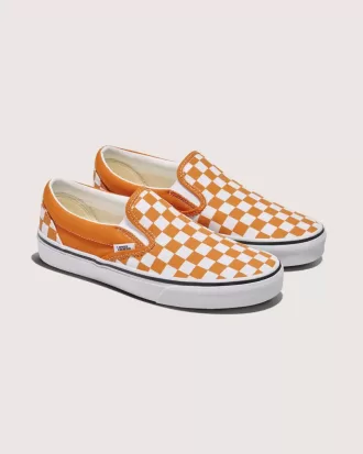 Scarpa classica slip-on a scacchi