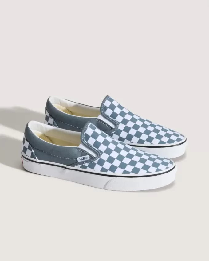 Scarpa classica slip-on a scacchi Scarpa classica slip-on a scacchi