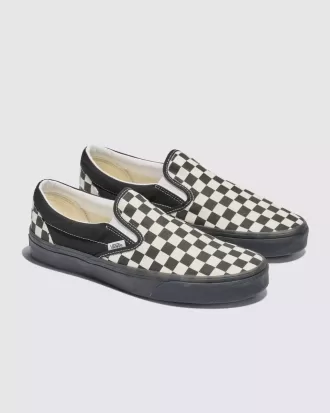 Scarpa classica slip-on a scacchi