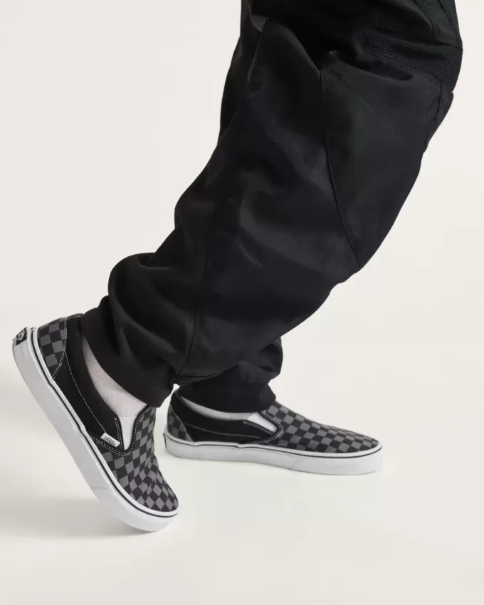 Scarpa classica slip-on a scacchi Scarpa classica slip-on a scacchi