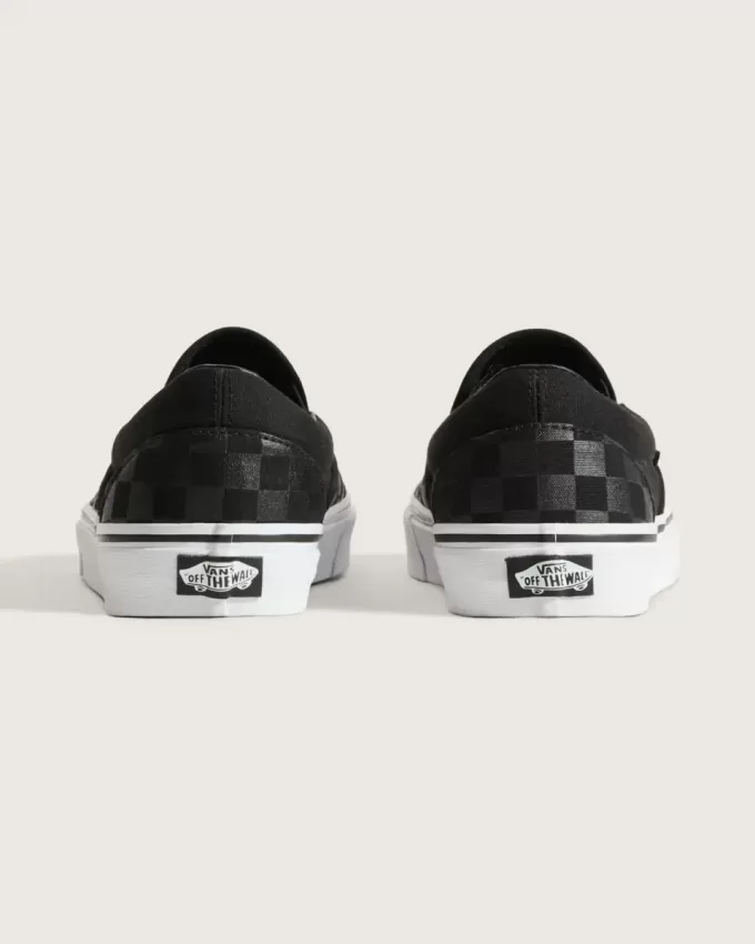 Scarpa classica slip-on a scacchi Scarpa classica slip-on a scacchi
