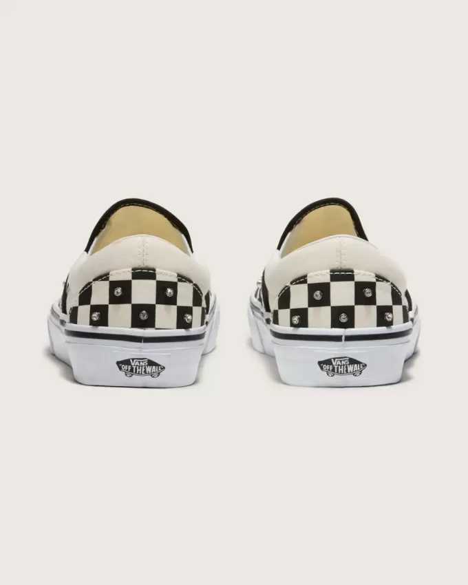 Scarpa classica slip-on a scacchi Scarpa classica slip-on a scacchi