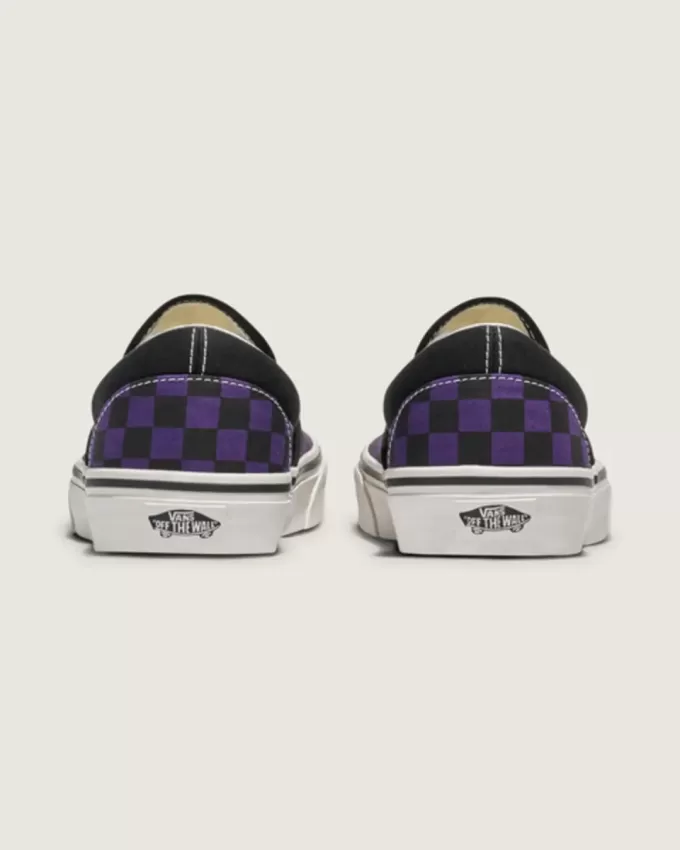 Scarpa classica slip-on a scacchi Scarpa classica slip-on a scacchi