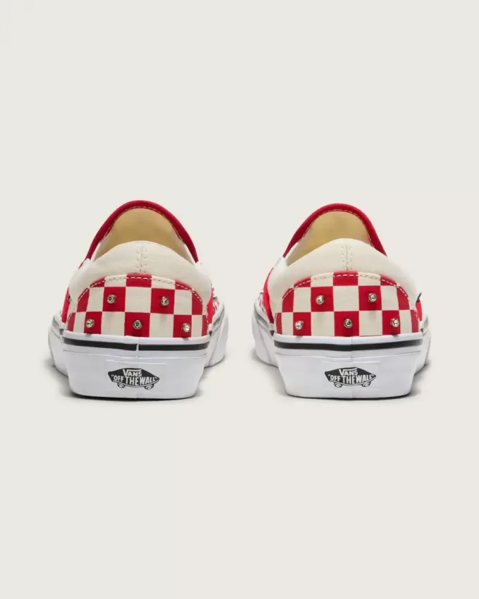 Scarpa classica slip-on a scacchi Scarpa classica slip-on a scacchi