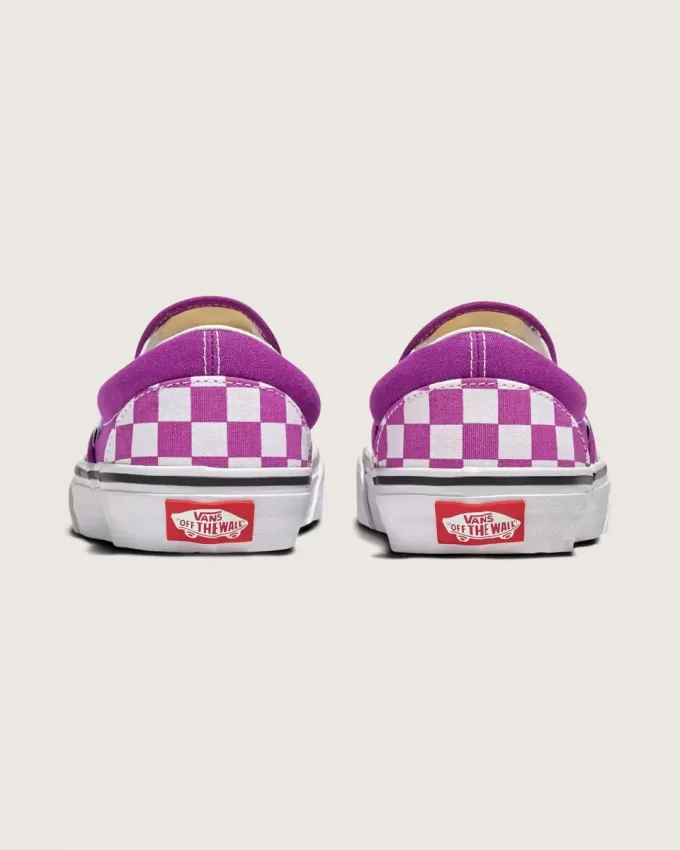 Scarpa classica slip-on a scacchi Scarpa classica slip-on a scacchi