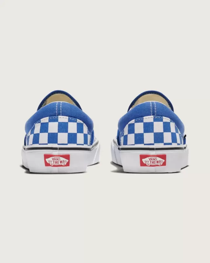 Scarpa classica slip-on a scacchi Scarpa classica slip-on a scacchi