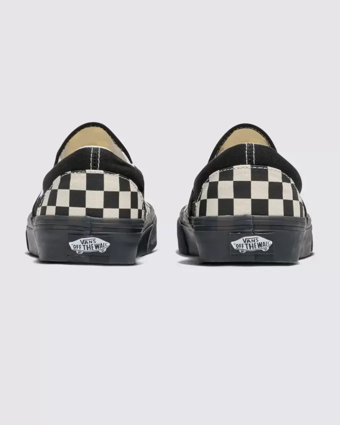 Scarpa classica slip-on a scacchi Scarpa classica slip-on a scacchi