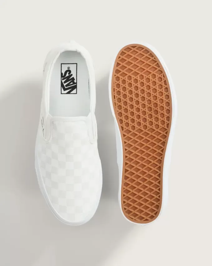 Scarpa classica slip-on a scacchi Scarpa classica slip-on a scacchi