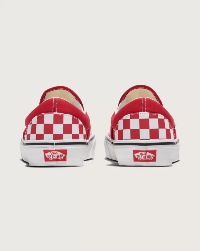 Scarpa classica slip-on a scacchi Scarpa classica slip-on a scacchi