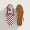 Scarpa classica slip-on a scacchi per bambini Scarpa classica slip-on a scacchi per bambini