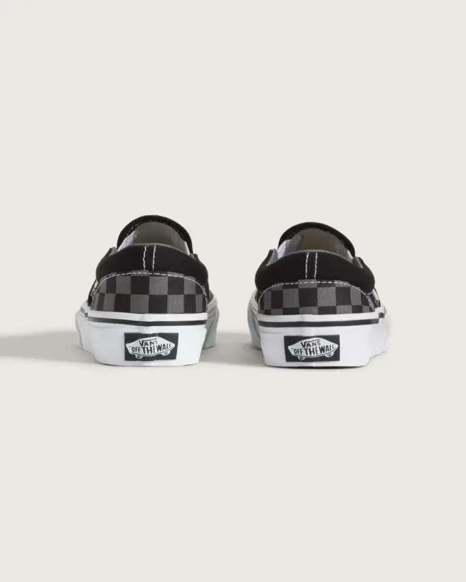 Scarpa classica slip-on a scacchi per bambini Scarpa classica slip-on a scacchi per bambini