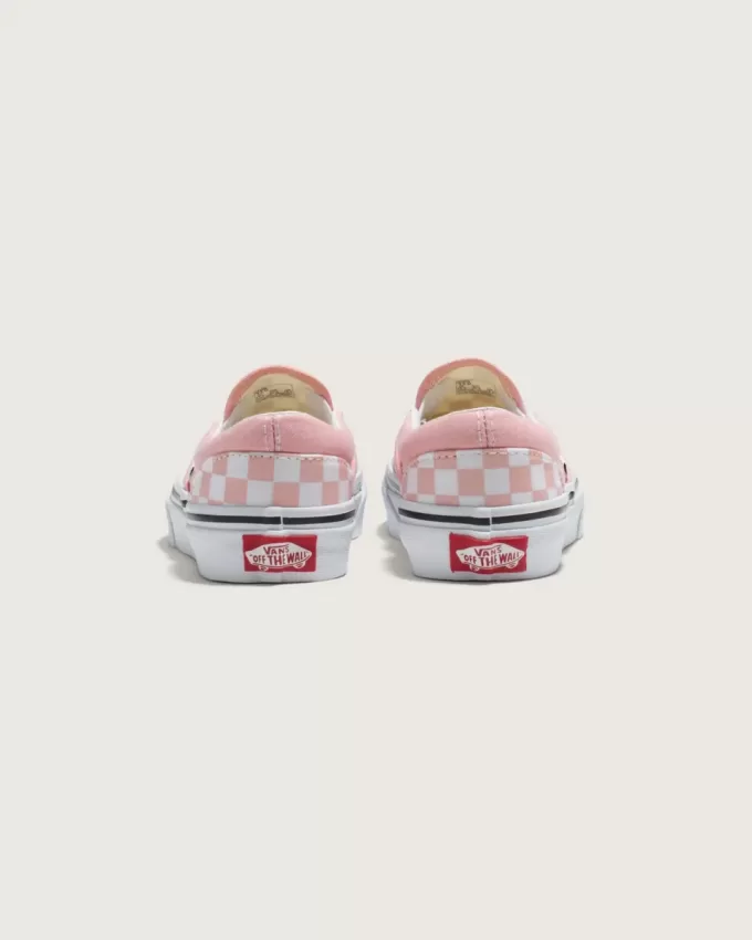 Scarpa classica slip-on a scacchi per bambini Scarpa classica slip-on a scacchi per bambini