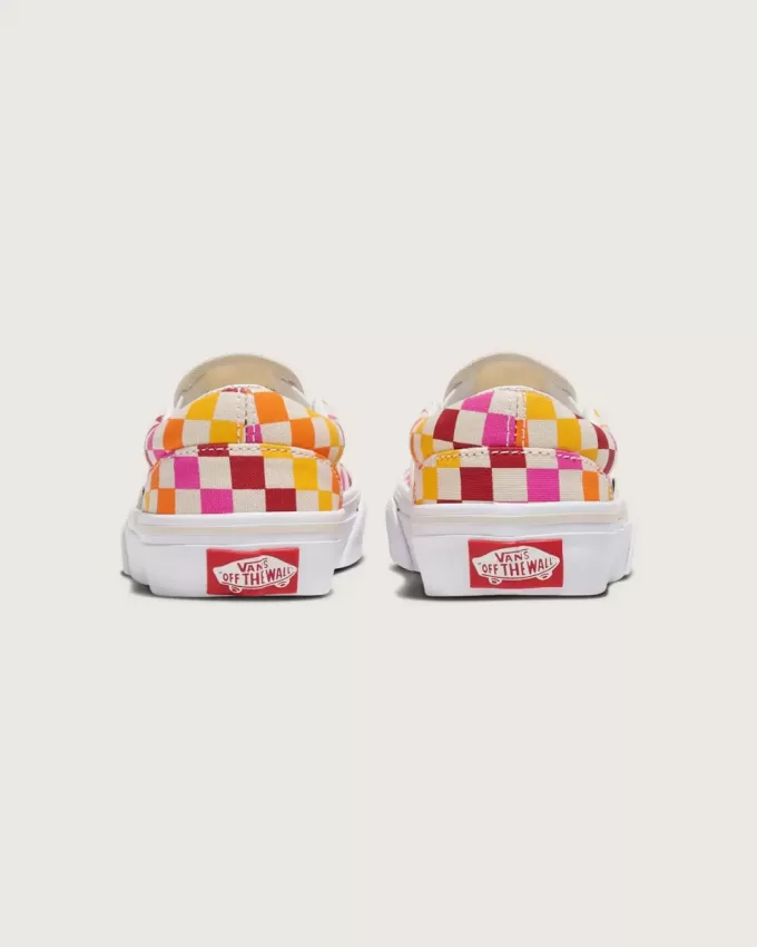 Scarpa classica slip-on a scacchi per bambini Scarpa classica slip-on a scacchi per bambini