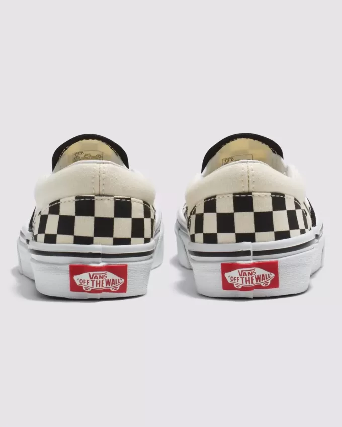 Scarpa classica slip-on a scacchi per bambini