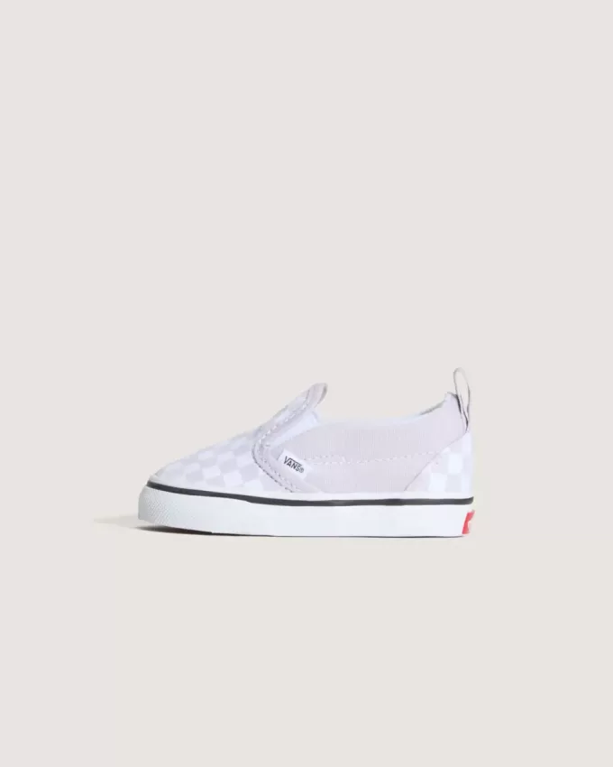 Scarpa classica slip-on a scacchiera per bambini Scarpa classica slip-on a scacchiera per bambini