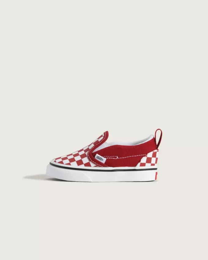 Scarpa classica slip-on a scacchiera per bambini Scarpa classica slip-on a scacchiera per bambini