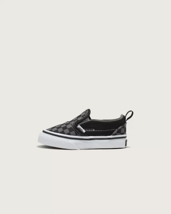 Scarpa classica slip-on a scacchiera per bambini Scarpa classica slip-on a scacchiera per bambini