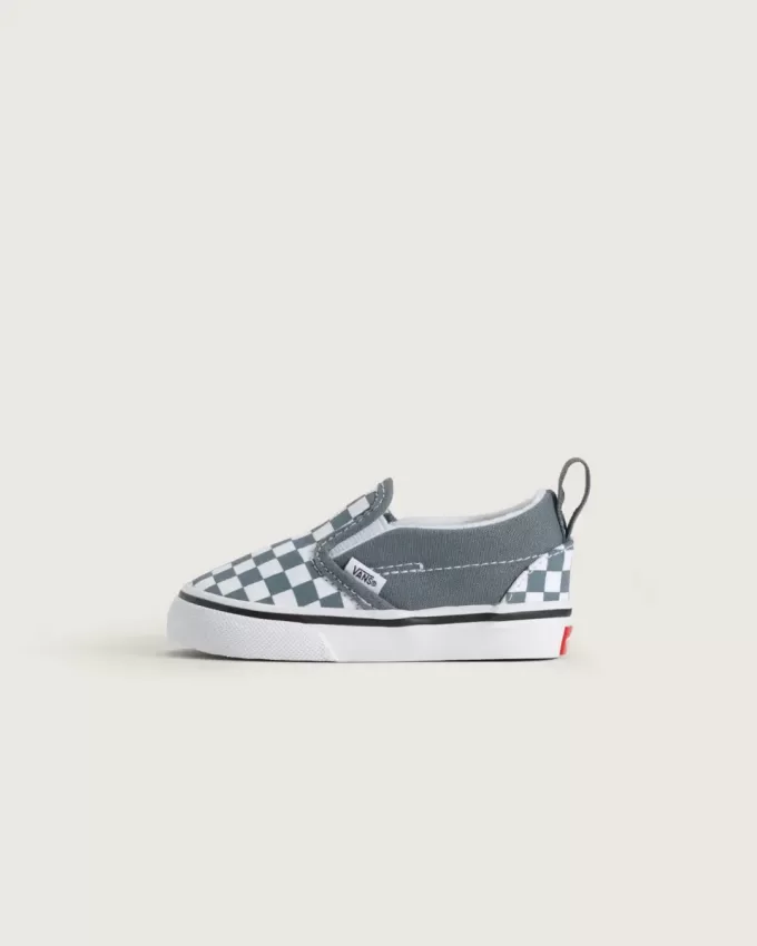 Scarpa classica slip-on a scacchiera per bambini Scarpa classica slip-on a scacchiera per bambini