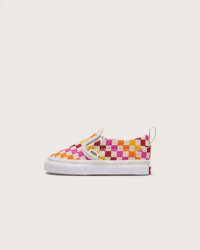 Scarpa classica slip-on a scacchiera per bambini Scarpa classica slip-on a scacchiera per bambini