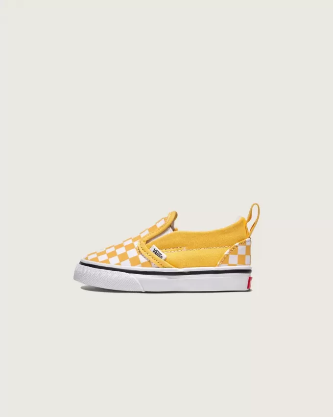 Scarpa classica slip-on a scacchiera per bambini Scarpa classica slip-on a scacchiera per bambini