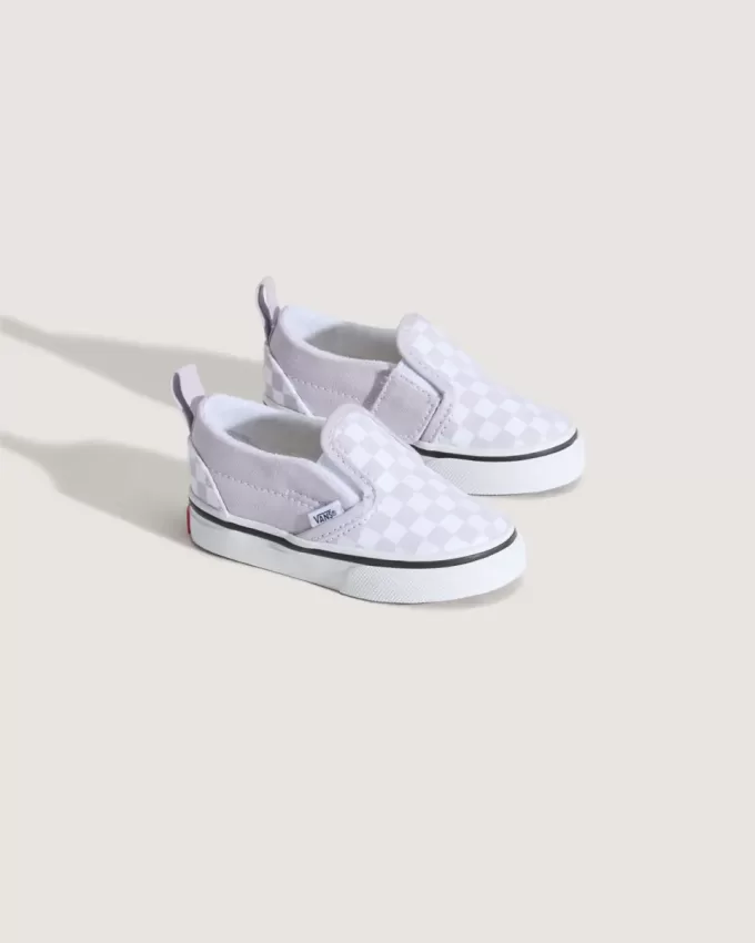 Scarpa classica slip-on a scacchiera per bambini Scarpa classica slip-on a scacchiera per bambini