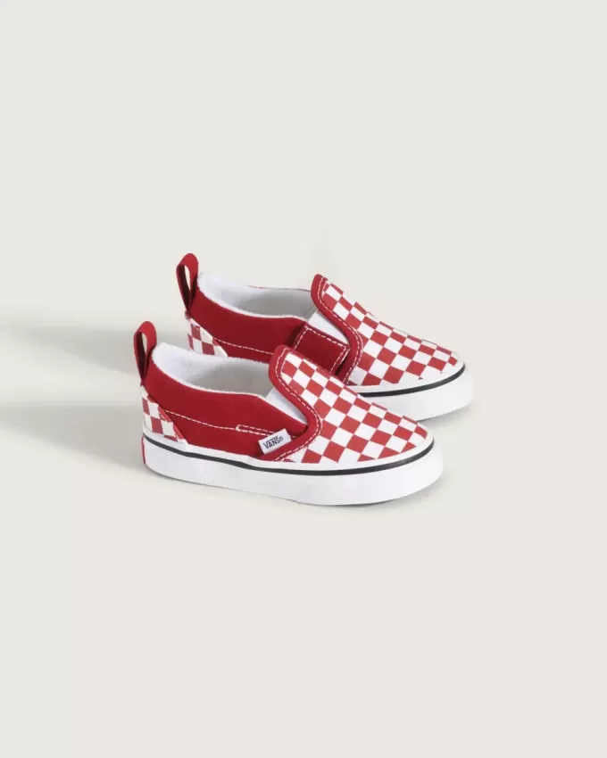 Scarpa classica slip-on a scacchiera per bambini Scarpa classica slip-on a scacchiera per bambini