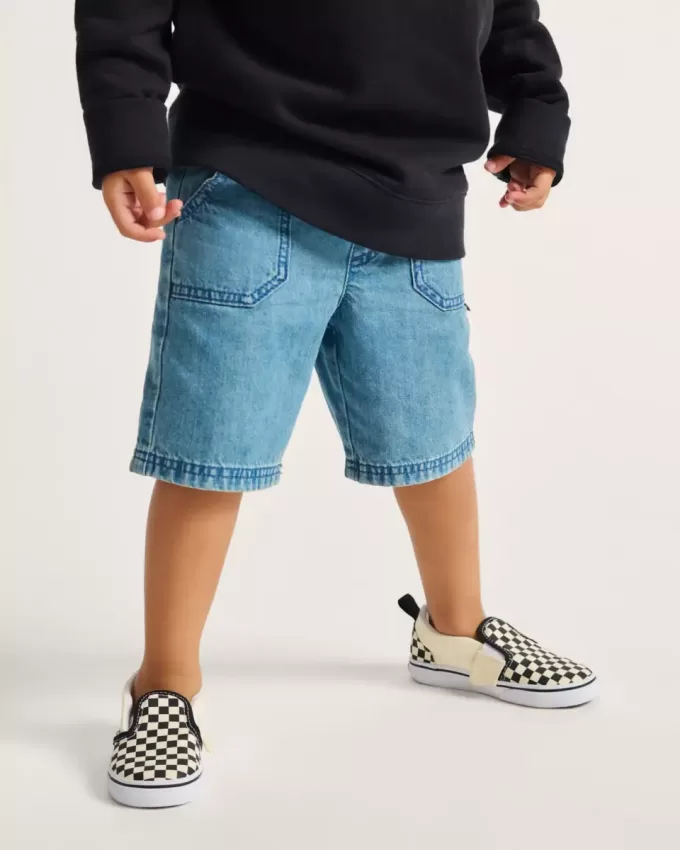 Scarpa classica slip-on a scacchiera per bambini Scarpa classica slip-on a scacchiera per bambini