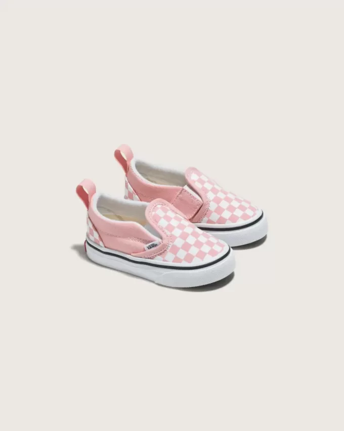 Scarpa classica slip-on a scacchiera per bambini Scarpa classica slip-on a scacchiera per bambini