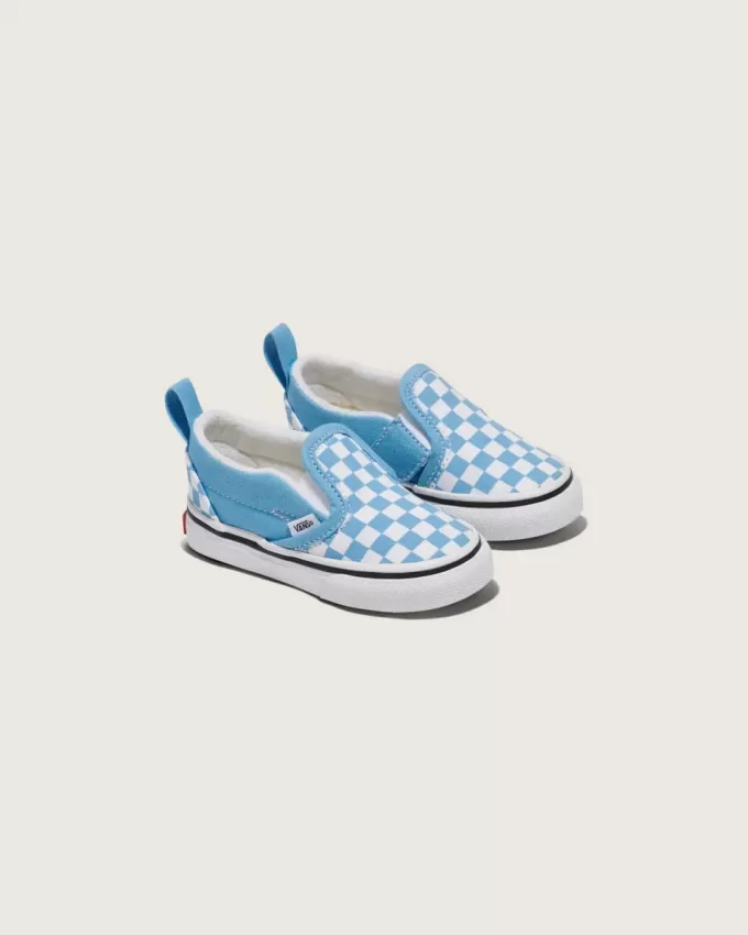 Scarpa classica slip-on a scacchiera per bambini Scarpa classica slip-on a scacchiera per bambini