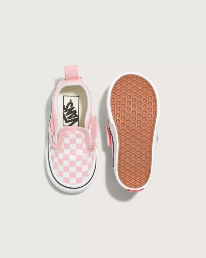 Scarpa classica slip-on a scacchiera per bambini Scarpa classica slip-on a scacchiera per bambini